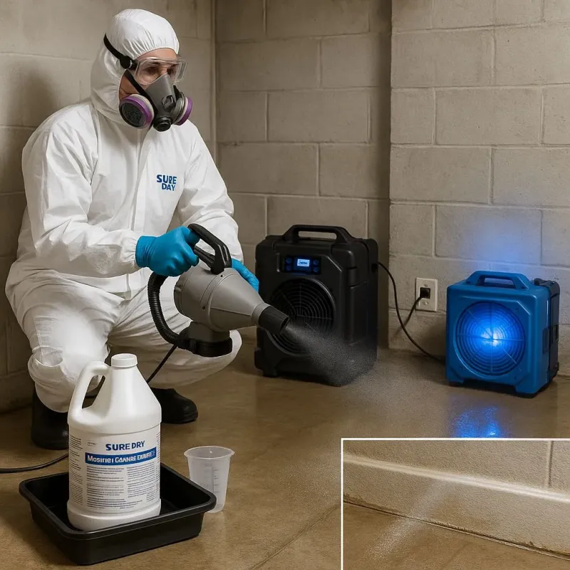 Sanitization and Odor Removal process in Tuolumne City, CA